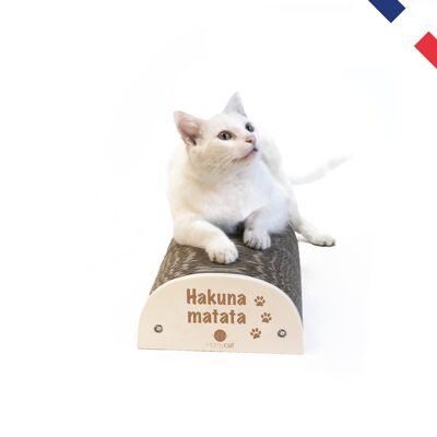 Cat scratching post "Hakuna Matata" - Kit