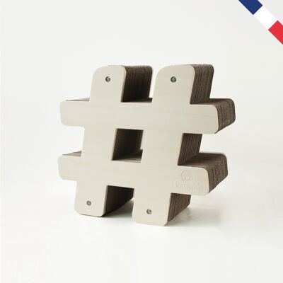 Griffoir Symbole Hashtag - S ép. 19 cm - En kit - À poser