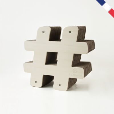Scratcher-Symbol-Hashtag - Sep. 19 cm - Als Bausatz - Freistehend