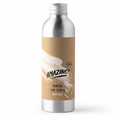 Amazinc! Minerale sunscreen SPF30 | Reef safe | Plastic free | Vegan | Summer | Suncare