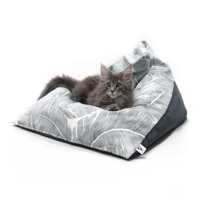 Pouf Berlingot - Taglia S - Piuma grigia