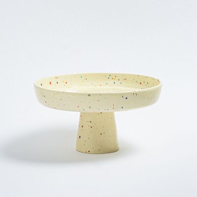 New Party Cake Stand 28cm - Yellow