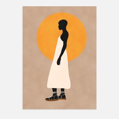 Poster Poster - abstract woman illustration