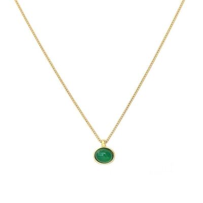 Goldhalskette kleine Jade