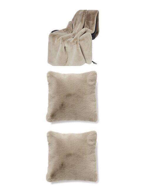 Exclusive Fluffy set_Taupe