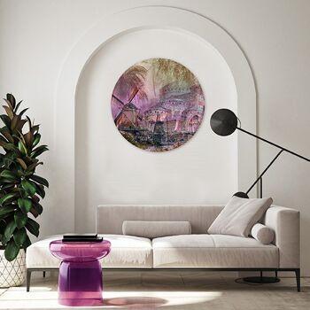 Melli Mello City blend Cercle mural Ø 70cm 2