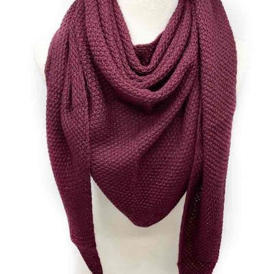 plain purple triangle scarves