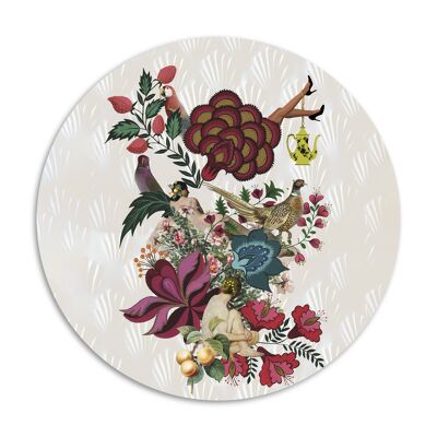 Melli Mello Cercle Mural Art Vintage Ø 70cm