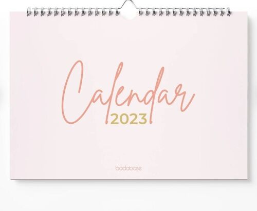 2023 Horizontal Wall Planner Calendar, A3 size, Monday Start
