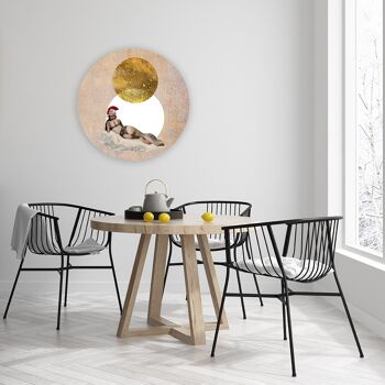 Melli mello over the moon cercle mural Ø70cm 2