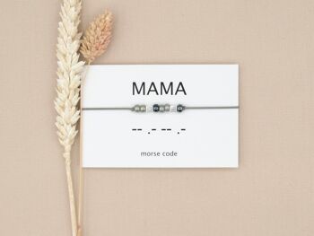 Bracelet morse mama (argent, or rose, or) 2