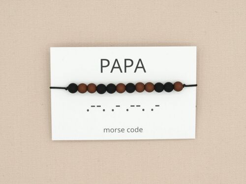 Morse code bracelet diy - DIY Father's day gifts