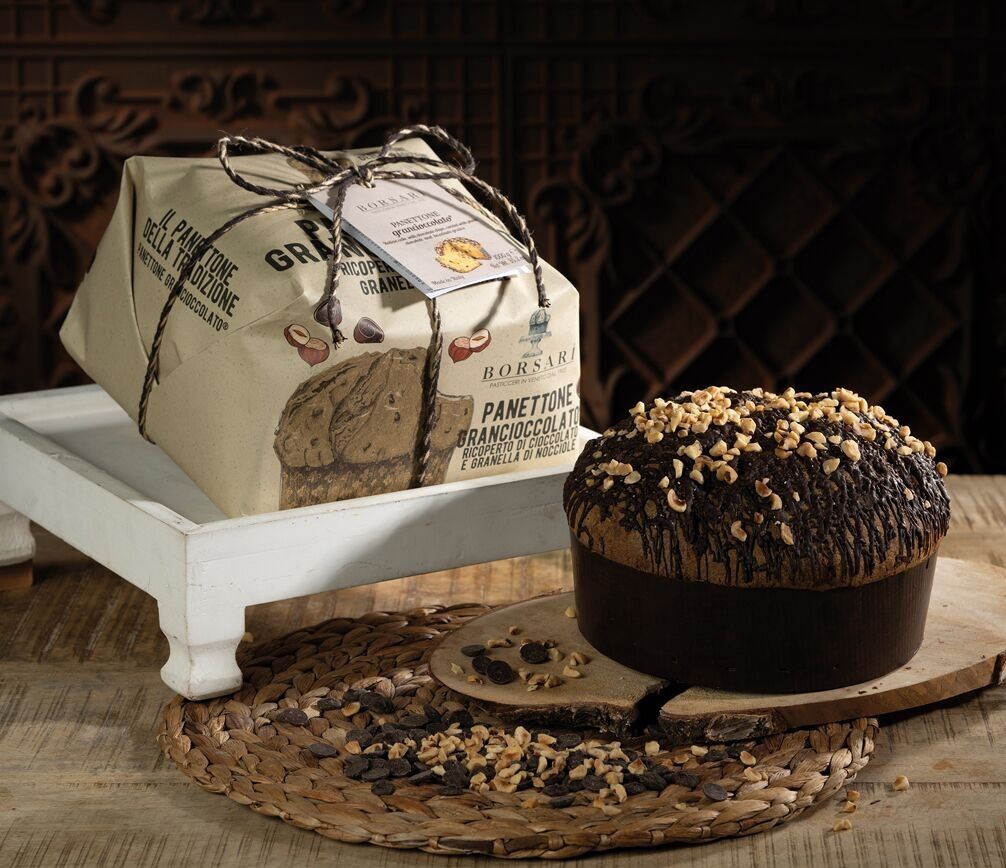 Großer Schokoladen-Panettone