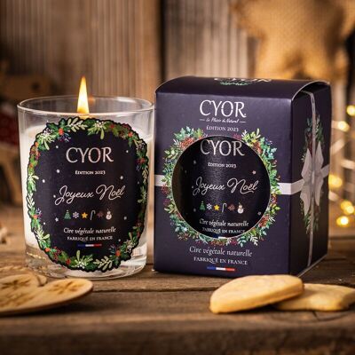 MERRY CHRISTMAS NATURAL CANDLE - Limited edition