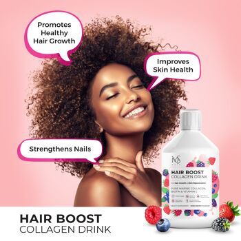 Boisson au collagène Hair Boost 8