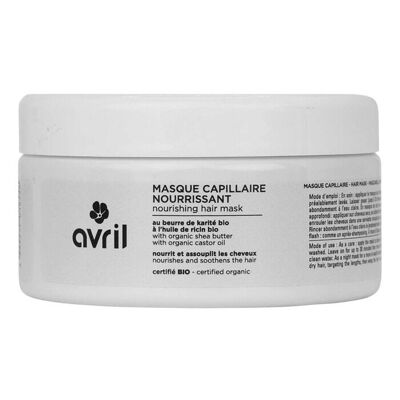 Nourishing hair mask 200 ml - Certified organic