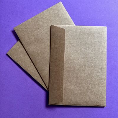 Envelopes made of kraft paper - DIN C6