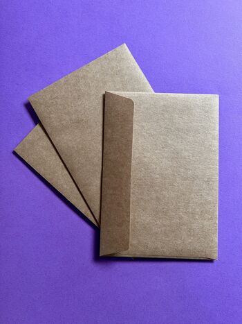 Enveloppes en papier kraft - DIN C6 1