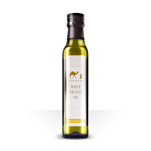 Extra Virgin White Truffle Oil by Silk Route Spice Company - 250 ml Glass Bottle