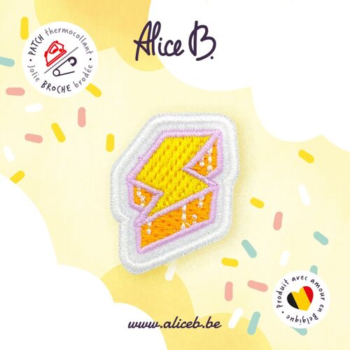 ÉCLAIR • Broche/Patch thermocollant