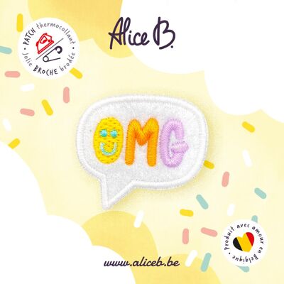 OH MY GOD • Broche/Patch thermocollant