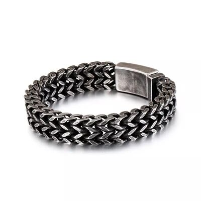 Men's bracelet | ladies bracelet | vintage | stainless steel chunky bracelet | length 19, 21 or 23cm | width 12, 18 or 30 mm