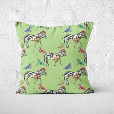 Zebra In The City Patterned Cushion