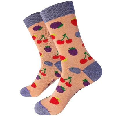 Berries Socks - Tangerine Socks