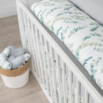 Couette et oreiller enfant avec la parure integrée - prêt à dormir,  made in France, Eucalyptus 4