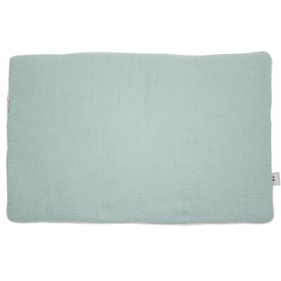 Flat pillow, baby cushion in cotton double gauze - made in France - Jeanne Collection