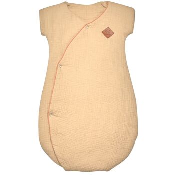 Gigoteuse bébé, turbulette, linge de lit fabriqué en France, gaze de coton, Collection Jeanne 9