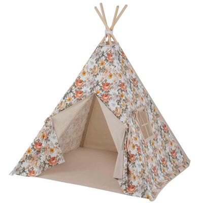 Children's teepee tent with mat, Neo Vintage