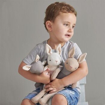 Poupée lapin crème bio Baby Threads 4