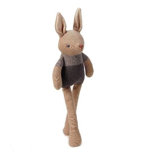 Baby Threads Organic Taupe Bunny Doll