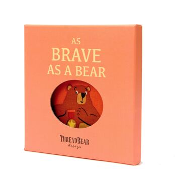 Brave as a Bear ThreadBear Rag Book and Gift Box 1