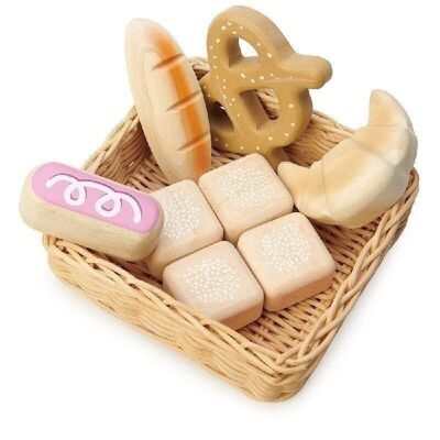 Bread Basket Wooden Tender Leaf Food Basket