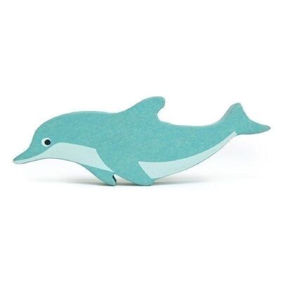 Coastal Wooden Tender Leaf Animals - Dolphin