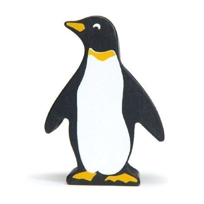 Coastal Wooden Tender Leaf Animals - Penguin