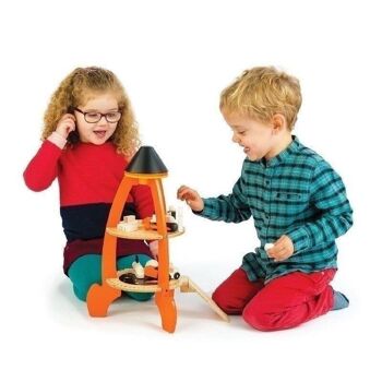 Cosmic Rocket Set Ensemble de jeu en bois Tender Leaf 2