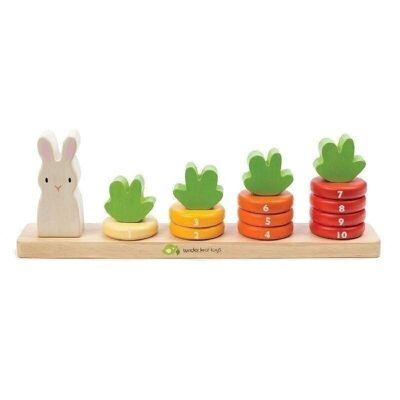 Counting Carrots Tender Leaf Wooden Educational Game
