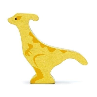 Parasaurolophus Wooden Tender Leaf  collectable Dinosaur