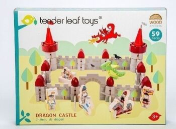 Ensemble de jeu en bois Dragon Castle Tender Leaf 3