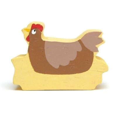 Chicken Tender Leaf Farmyard Wooden Animal