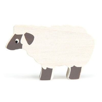 Mouton Feuille tendre Ferme Animal en bois