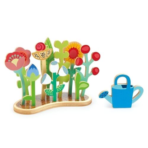 Flower Bed TenDer Leaf Wooden Flowers and Foliage Creative Set