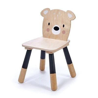 Sedia Forest Bear Collezione di mobili in legno Tender Leaf