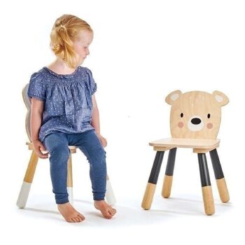 Chaise Forest Bear Collection de meubles en bois Tender Leaf 2