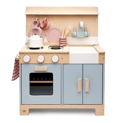 Home Kitchen Set di giochi di ruolo in legno Tender Leaf