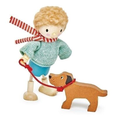Mr Goodwood And His Dog Tender Leaf Wooden Dolls House Character
