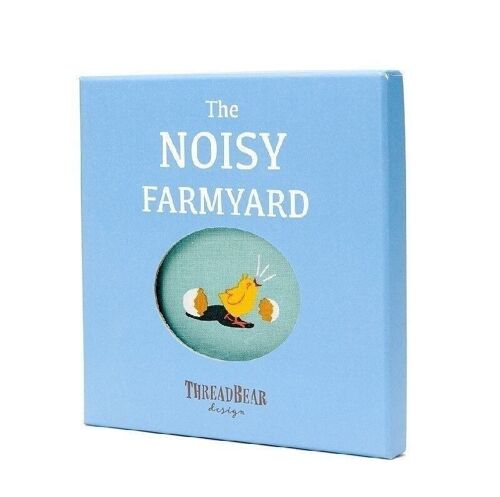 Noisy Farmyard ThreadBear Rag Book With Gift Box